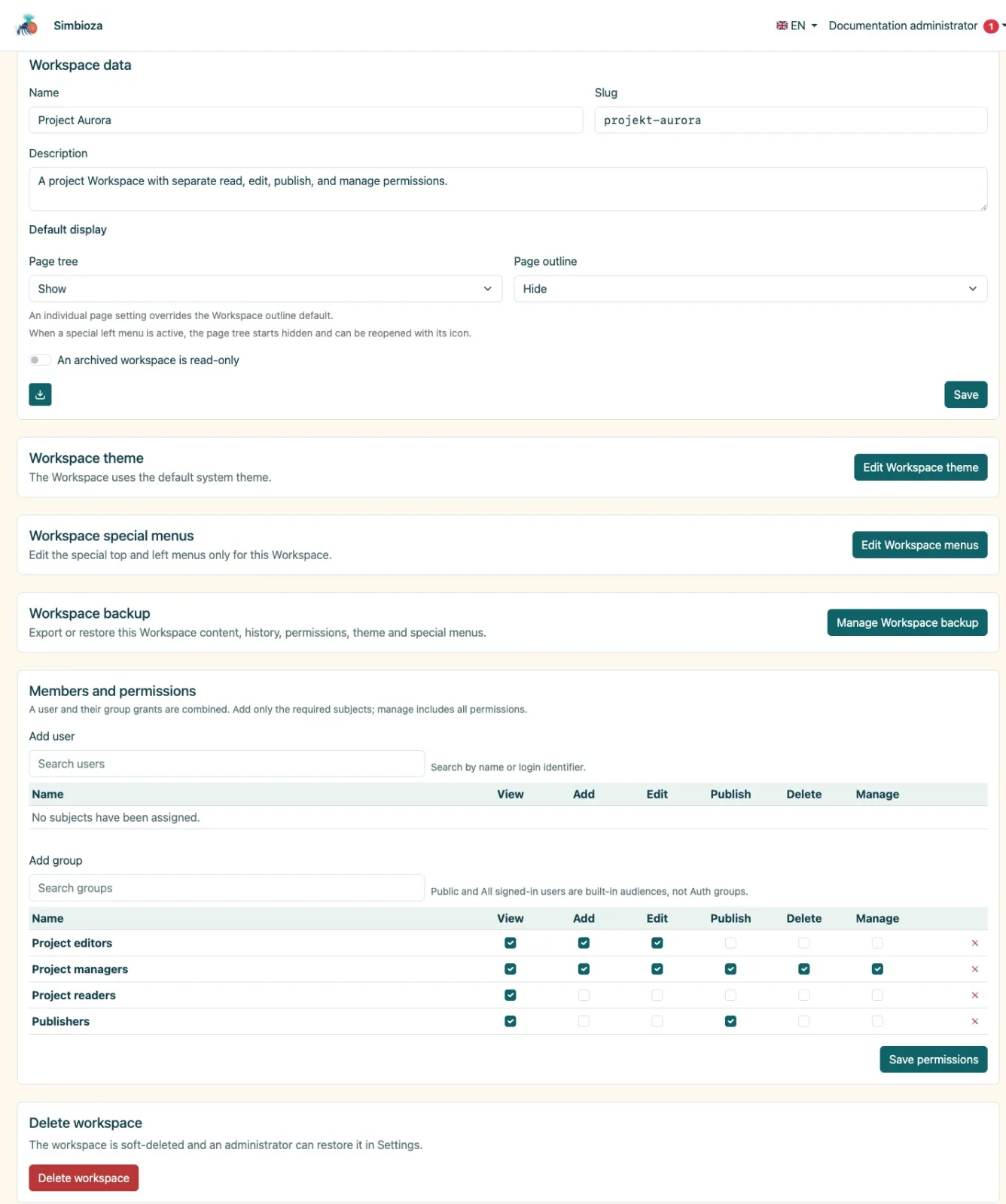 Manage Project Aurora