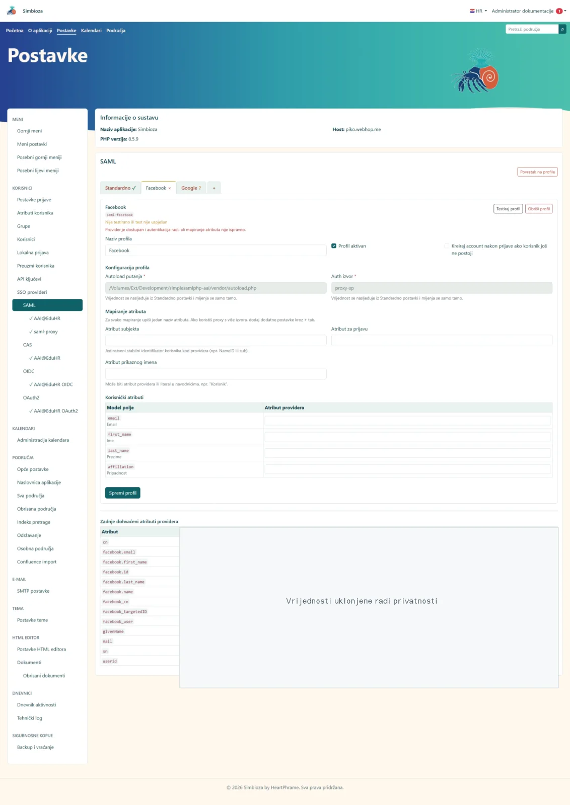 Prvi Facebook proxy test