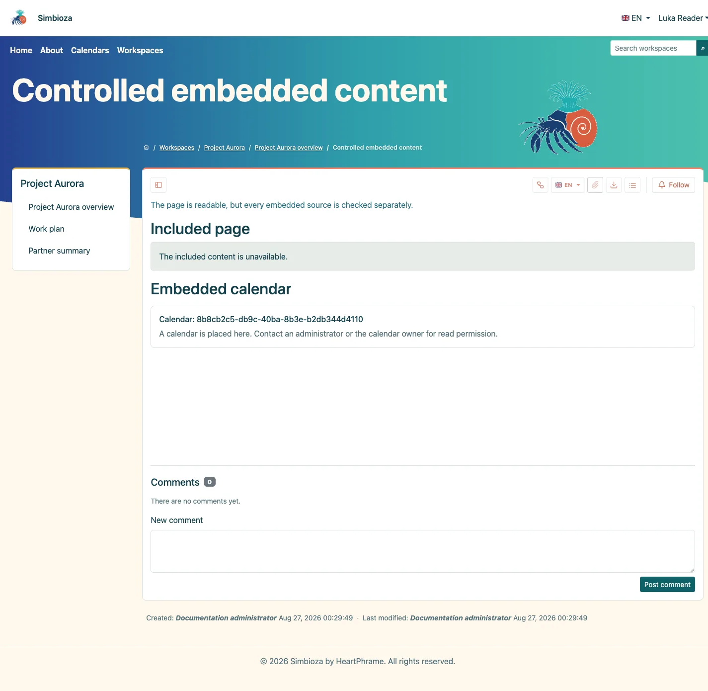 Protected embedded sources