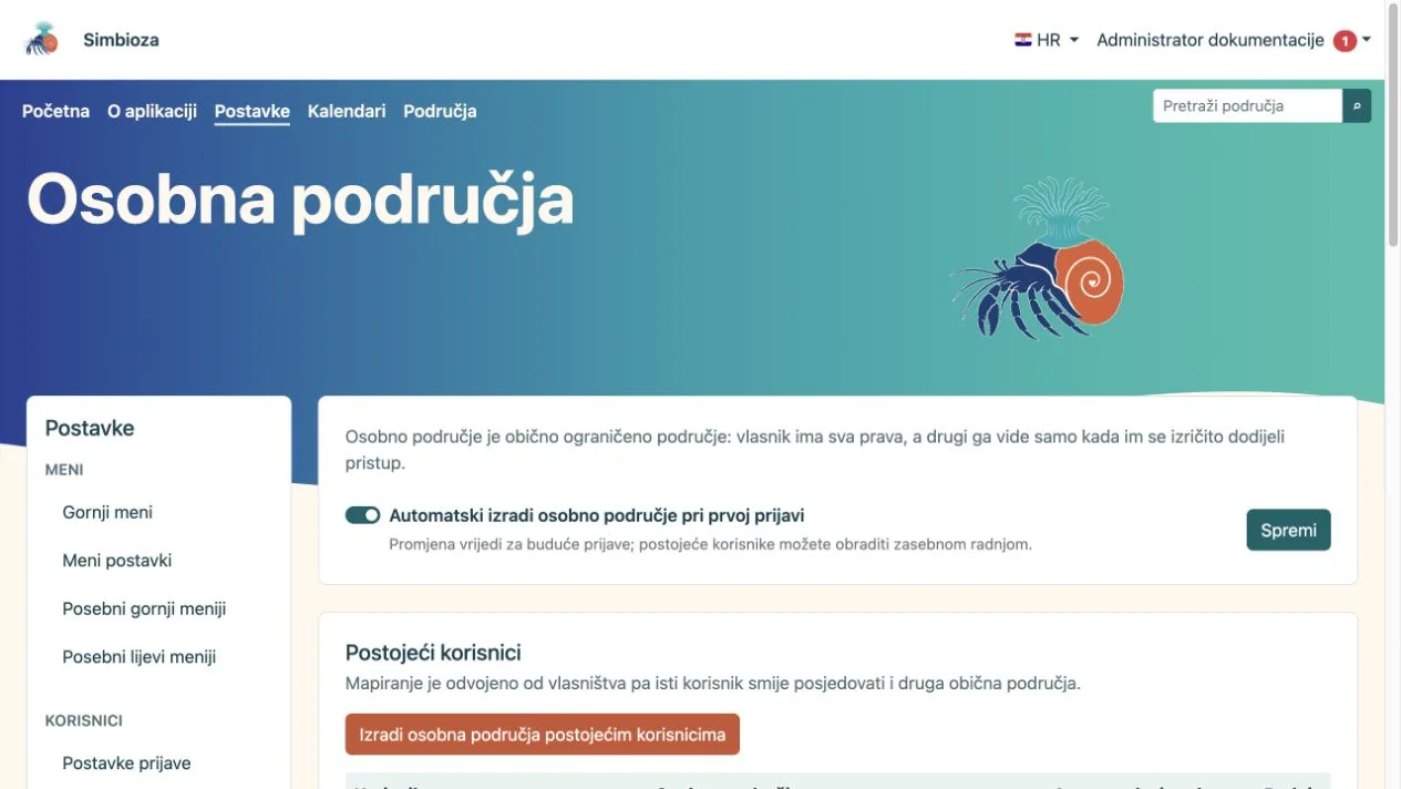 Osobna područja