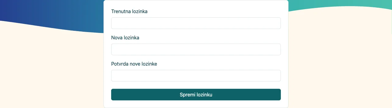 Obavezna promjena lozinke