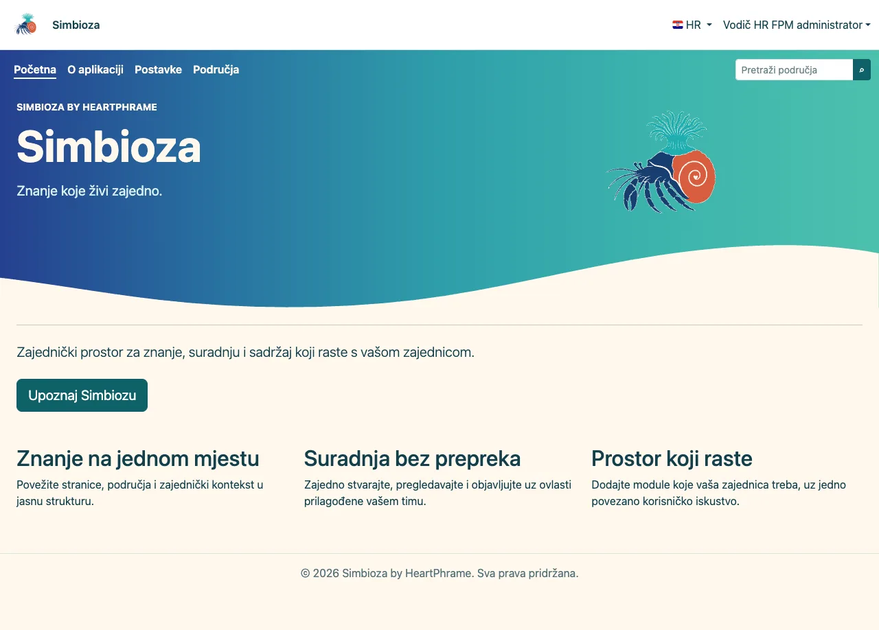 Hrvatski obični FPM: početna stranica.