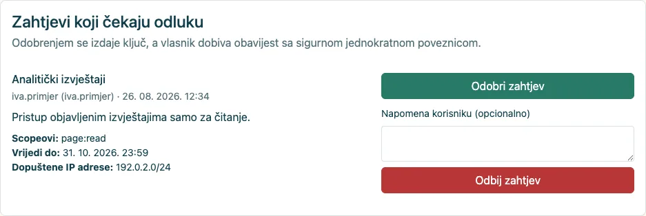 Zahtjev na čekanju