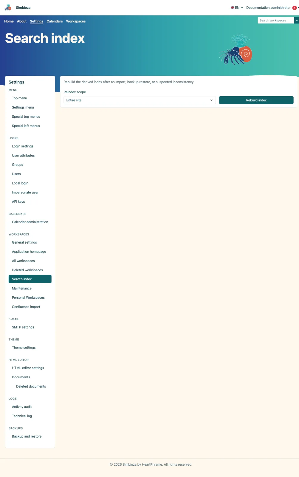 Search index