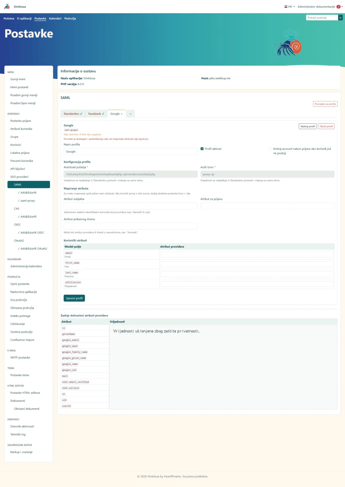 Prvi Google proxy test